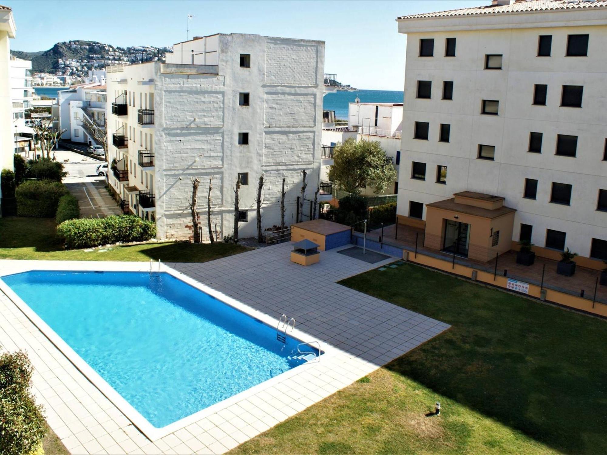 Apartamento En Roses A 2 Min De La Playa Con Vistas Al Mar Av-18 Gerona Exterior foto
